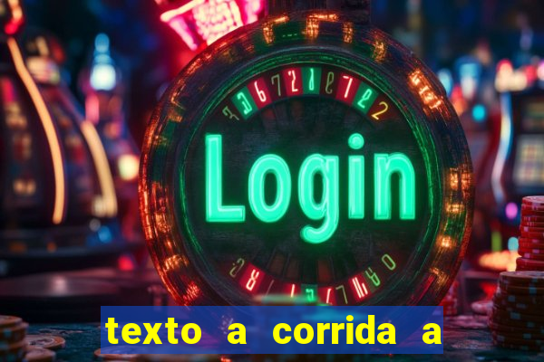 texto a corrida a lagarta lili